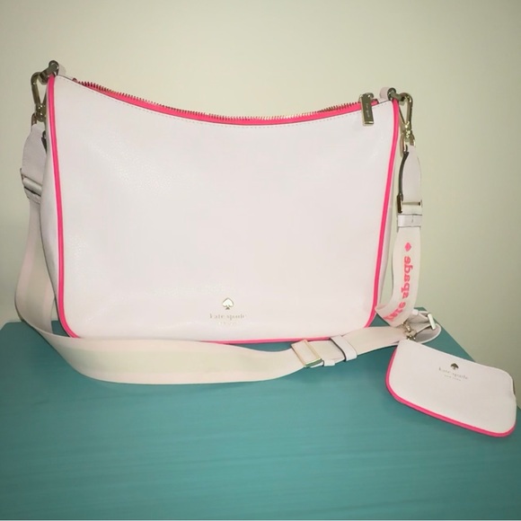 Kate Spade Light Pink Crossbody Bag with Neon Accents - Picture 2 of 11